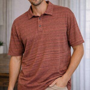 Hawker Rye Men’s Polo Shirt XXXL | 100% Cotton Heathered Short Sleeve